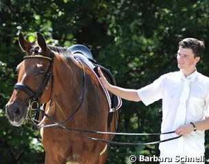 Johannes Ruhl with his Florestan mare Flying Lady