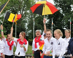 The Belgian pony riders