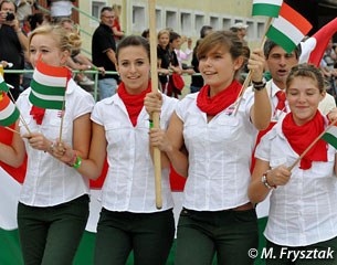 The Hungarian riders
