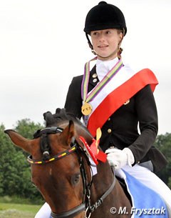 Individual Test gold medalist Grete Linnemann