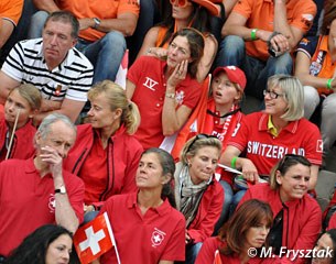 The Swiss parents and fans
