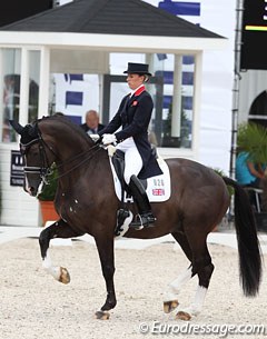 Charlotte Dujardin on Valegro: a piaffe doesn't get better than this!