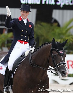 Charlotte Dujardin on Valegro. She has only been competing at international Grand Prix level since April 2011!