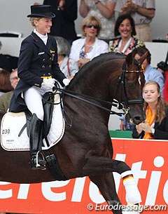 Helen Langehanenberg and Damon Hill made an amazing recovery in the Grand Prix Special and qualified for the Kur