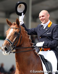 Sander Marijnissen and Moedwil at the 2011 European Championships :: Photo © Astrid Appels