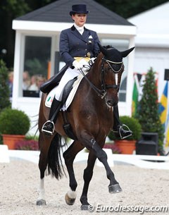 Anna Merveldt and Coryolano at the 2011 European Championships :: Photo © Astrid Appels