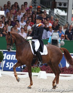 Minderhoud and Nadine finished their show career as a combination on a score of 76.589% for their Kur.