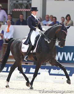Polish Beata Stremler became the (unexpected) shooting star and surprise rider of the entire 2011 European Dressage Championships. She finished 12th with 74.446%