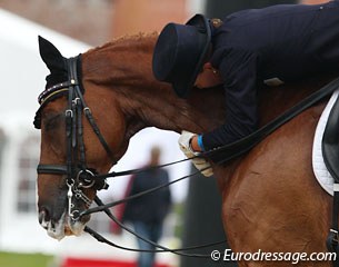 Melissa Beer hugs Celestial King