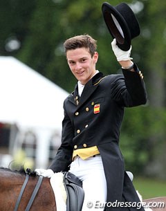 Andreu Busutil Canovas salutes the crowds