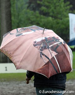 An umbrella from the Cadre Noir in Saumur