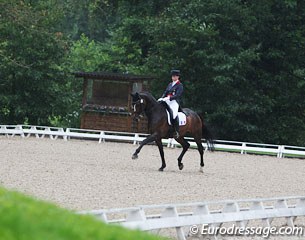 Anne Chapron and Sweltmeyer in the 10-minute ring