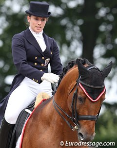 Austrian Franziska Fries grinds her teeth while riding Alassion's Boy. Total focus