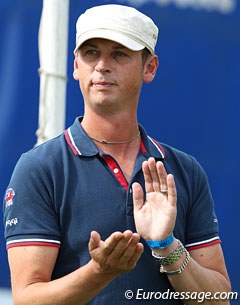 Carl Hester traveled to Broholm to support and coach the British riders in the team test