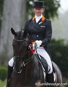 Stephanie Kooijman and Winston made a great recovery in the individual test and scored 70+ after her fault-ridden ride in the team championship class.