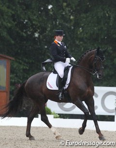 Antoinette te Riele and Fleurie finished 6th in the Kur Finals in their first year at junior riders' level