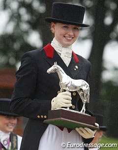 British Samantha Thurman-Baker won a special award for rider with the best seat and aids.