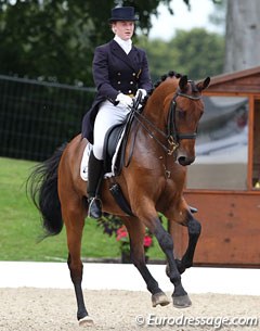 A very solid, confident ride from Tahnee Waelkens and Sandiegobese earned them 68.684% (11th). Highest placed Belgian young rider