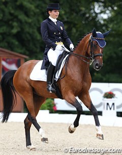 Last week at the CDIO Aachen under Valentina Truppa, this week at the European Championships with Maria Maddalena Zambaiti