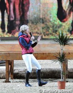 Eventing clinic (stressing the importance of a good basic dressage training!) with Ingrid Klimke