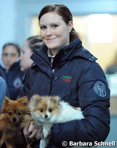 Carina Nevermann Torup with her dogs