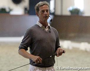 Carl Hester at the 2011 Global Dressage Forum :: Photo © Astrid Appels