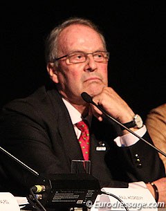 David Hunt at the 2011 Global Dressage Forum :: Photo © Astrid Appels