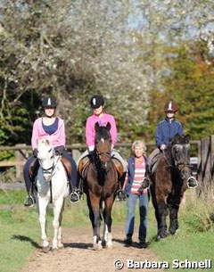 Karin Meyer runs a tiny riding school with two thirty-year-old and one forty-year-old pony