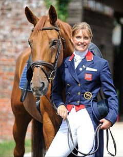 Anna Ross-Davies with Southern Cross Stud's Berita (by Breitling W x Regazzoni)