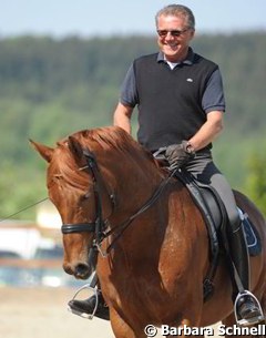 Rainer Schwiebert on Nadine Capellmann's former horse Furst Rohan