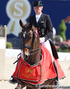 Brigitte Wittig and Balmoral win at the CDI Hagen :: Photo © Astrid Appels