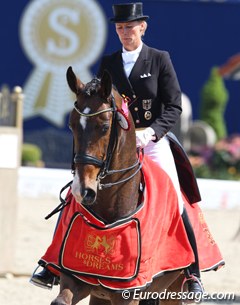 Brigitte Wittig and Balmoral win at the CDI Hagen :: Photo © Astrid Appels