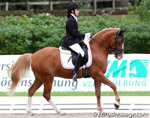 Reka Zengo on Ponyto at the 2011 CDIO-P Hagen :: Photo © Astrid Appels