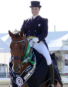 Kelly van Dyk and Wohlkahn at the Horse of the Year Show in New Zealand
