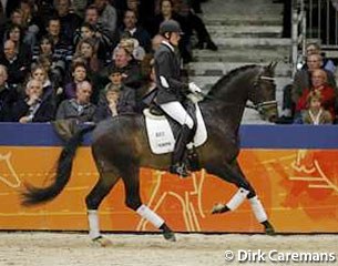 Theo Hanzon on Cadans M (by Sir Donnerhall I x Pion) :: Photo © Dirk Caremans