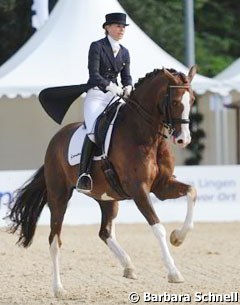 Nadine Capellmann and the Westfalian mare Diamond Girl (by Diamond Hit)