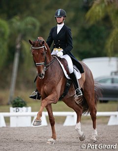 Heather Blitz and Paragon at the 2011 Palm Beach Dressage Derby :: Photo © Pat Girard