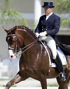 Cesar Parra and Agastrofos at the 2011 Dressage at Equestrian Estates Show :: Photo © Sue Stickle
