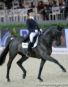 Adelinde Cornelissen and Tiara at the 2011 CDI-W Mechelen :: Photo © Astrid Appels