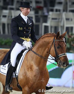 Patrik Kittel rode Romantik Boy (by Rubinstein I x Bolero) for the prize giving