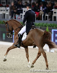 Patrik Kittel and Scandic at the 2011 CDI-W Mechelen :: Photo © Astrid Appels