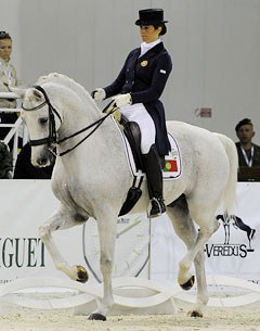 Maria Paes do Amaral and D.J. at the 2011 CDI Milan