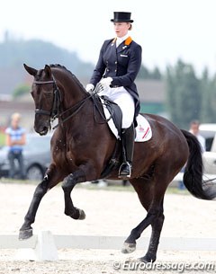 Stephanie Kooijman and Winston at the 2011 CDIO-J Moorsele :: Photo © Astrid Appels