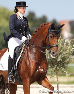 Romy Peijen and Rex at the 2011 CDIO-YR Moorsele :: Photo © Astrid Appels