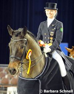 Annabel Frenzen and Cristobal won the Young Riders Individual Test