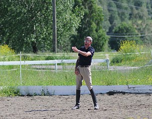 Leif Sørensen at a Norwergian Team training in June 2011 :: Photo © Maja Farup