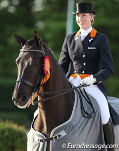 Stephanie Kooijman and Winston achieve hattrick at 2011 CDI-JR Roosendaal :: Photo © Astrid Appels