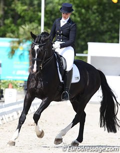Swiss young rider Dominique Tardin on Danzas :: Photo © Astrid Appels