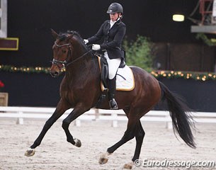 Mirelle van Kemenade-Witlox on Cachet L (by Jazz x Ferro), a promising horse for the future