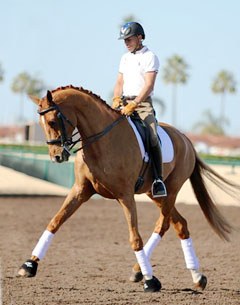 Steffen Peters and Sundance at the 2011 USDF Symposium :: Photo © M. Mulchahey